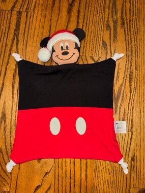 Little Sleepies Bamboo Disney Mickey Mouse  Holiday Plush Lovey Blanket
